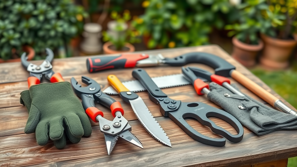 tree pruning tools neatly displayed for how do you prune a tree