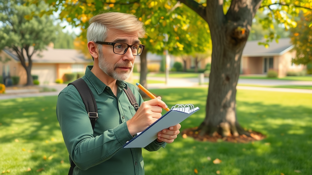 homeowner tree assessment observing trees healthy tree